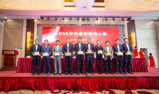 拼搏手机版（中国）总工程师陈建中（左五）上台领奖