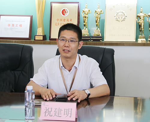 拼搏手机版（中国）总经理祝建明介绍公司发展概况